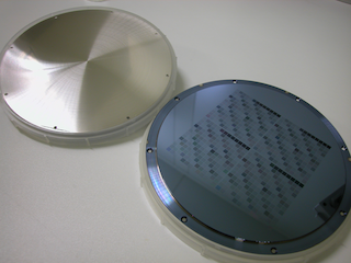 Hot-embossing stamp with sub-micro features